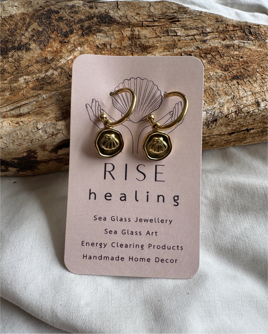 Shell Charm Earrings