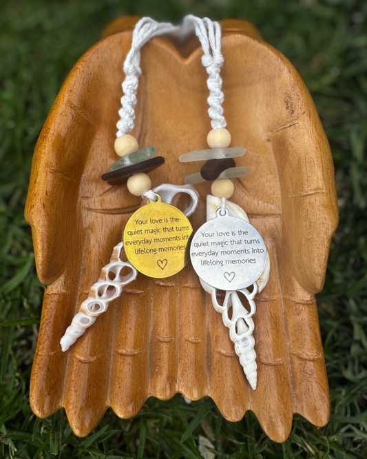 Ocean Amulet - GOLD Mothers Day charm