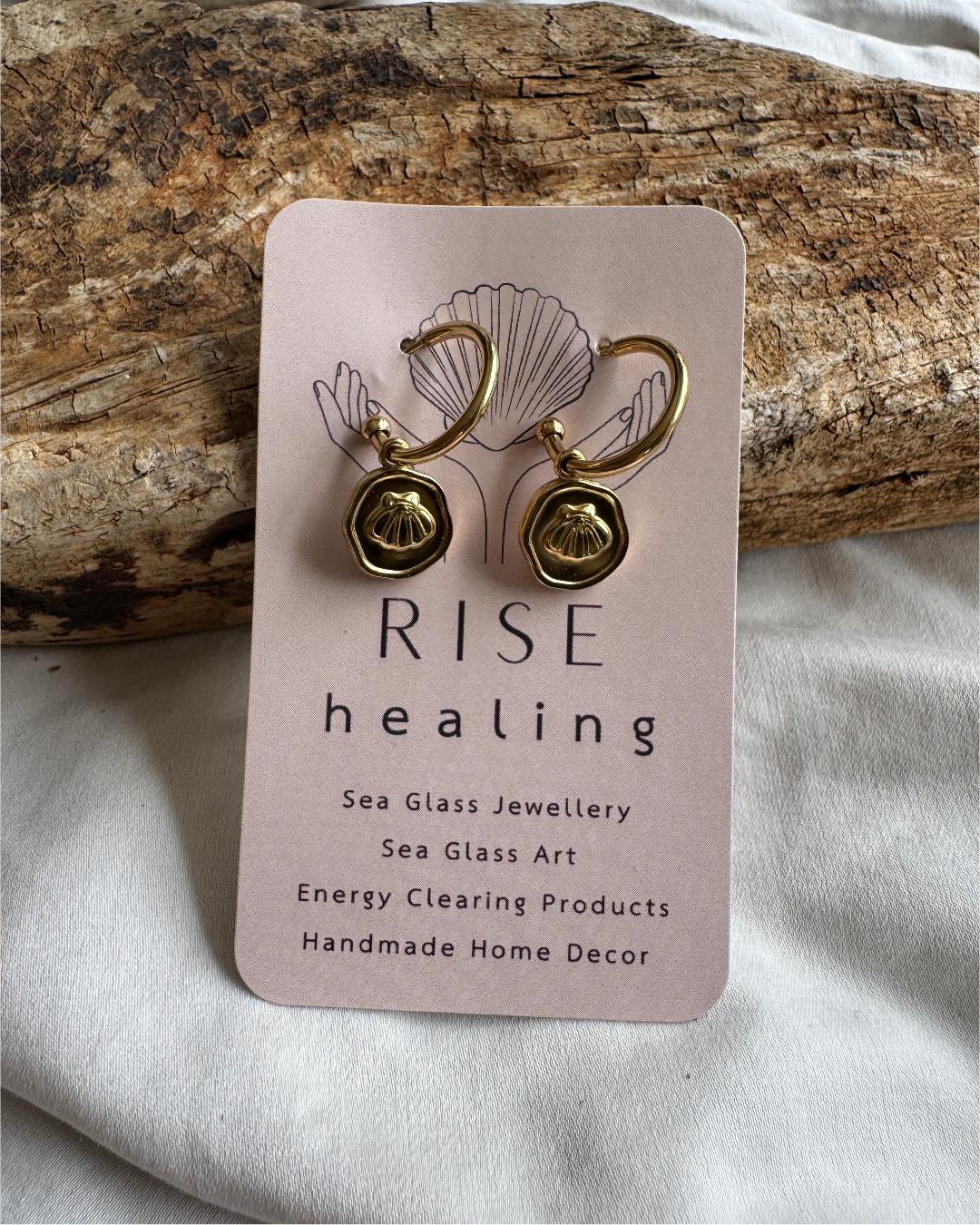 Shell Charm Earrings