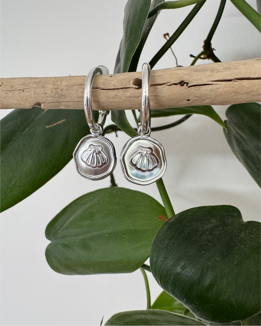 Shell Charm Earrings